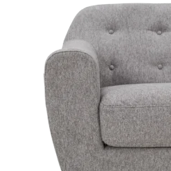 Fauteuil tissu chiné Agathe
