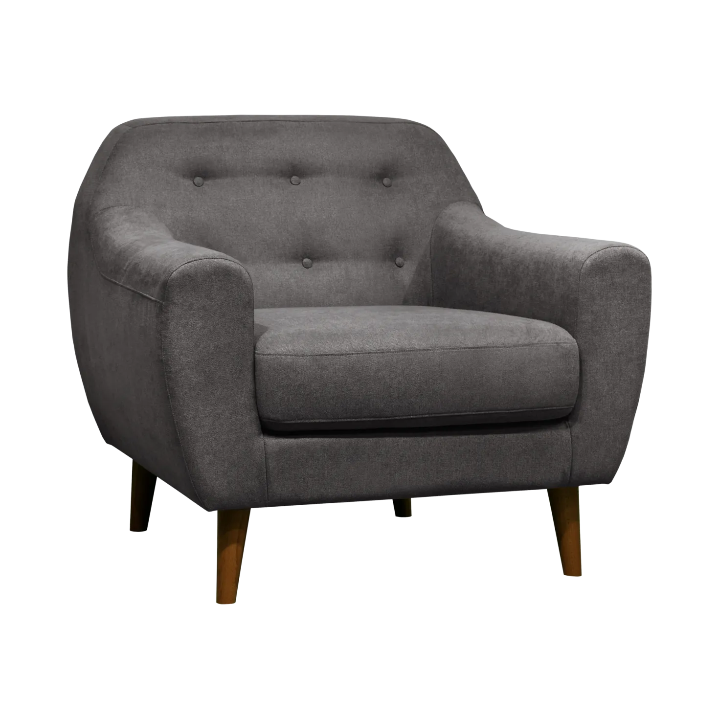 Fauteuil tissu chiné Agathe