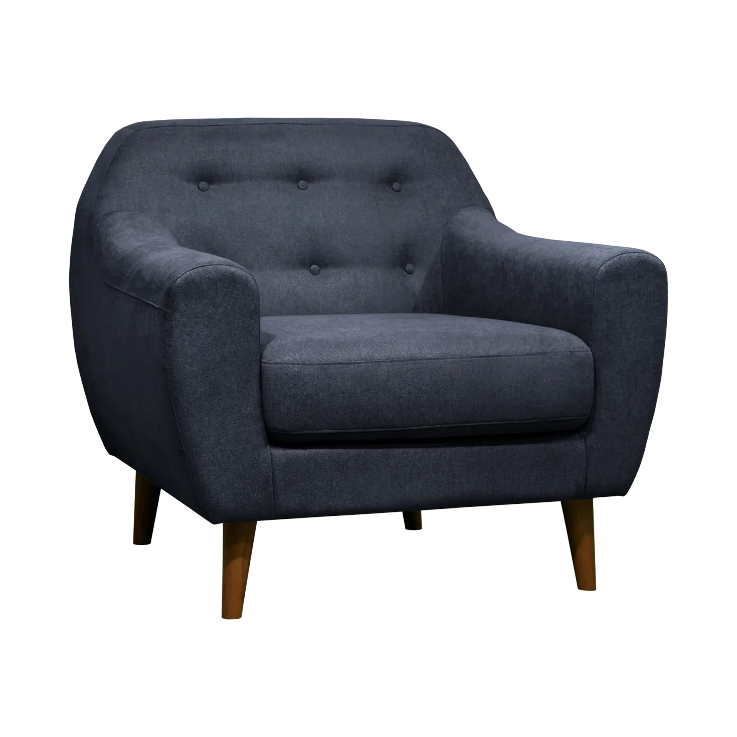 Fauteuil tissu chiné Agathe