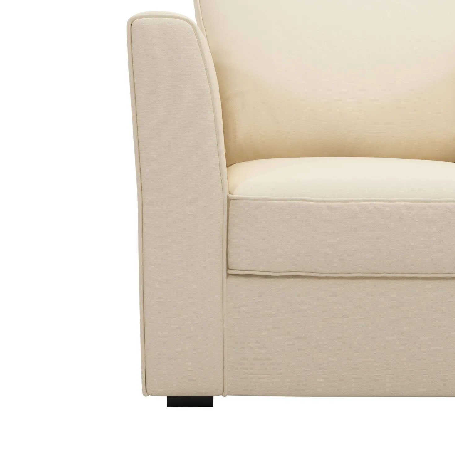 Fauteuil tissu coton déhoussable Marbella