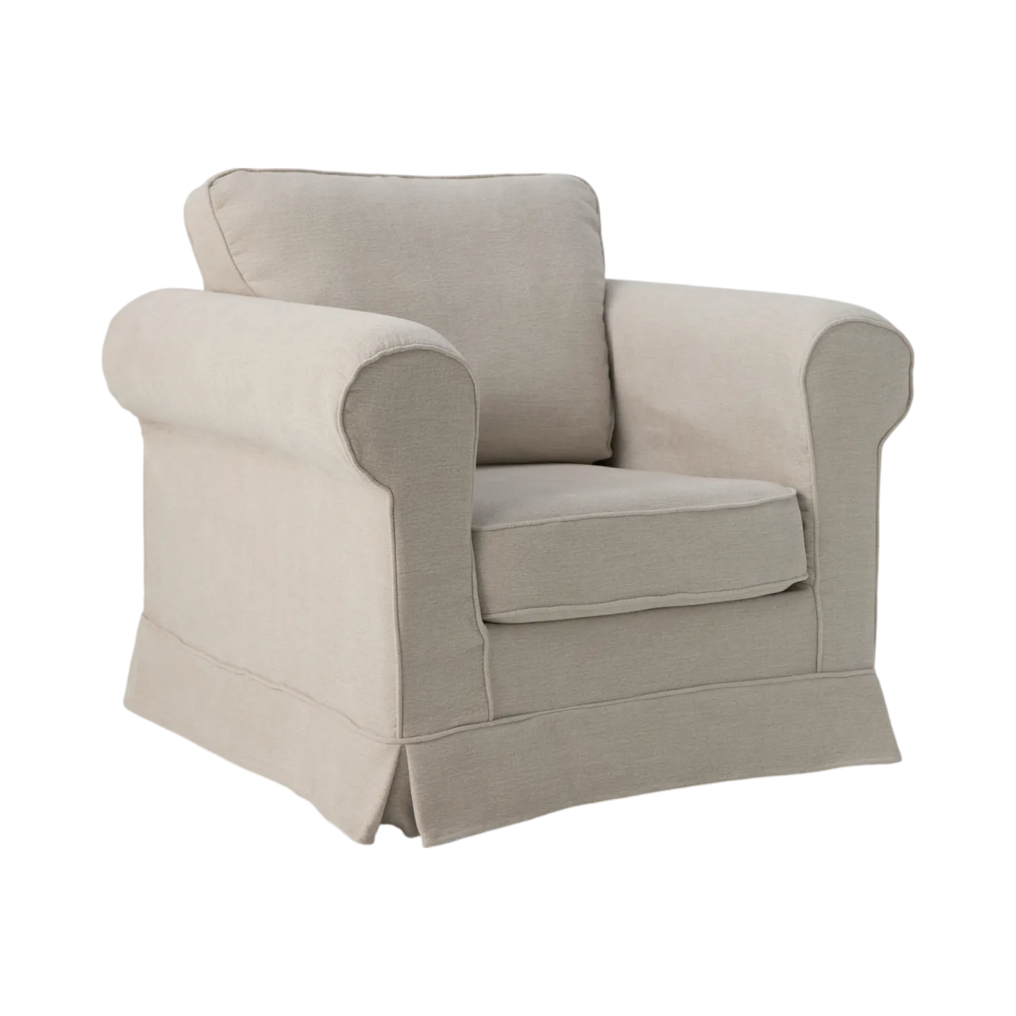Fauteuil tissu déhoussable Naxos