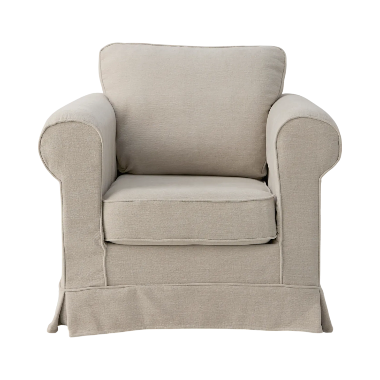 Fauteuil tissu déhoussable Naxos