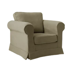 Fauteuil tissu déhoussable Naxos