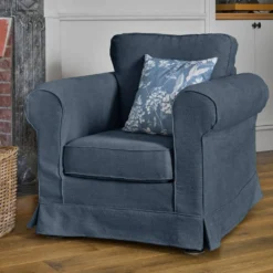 Fauteuil tissu déhoussable Naxos