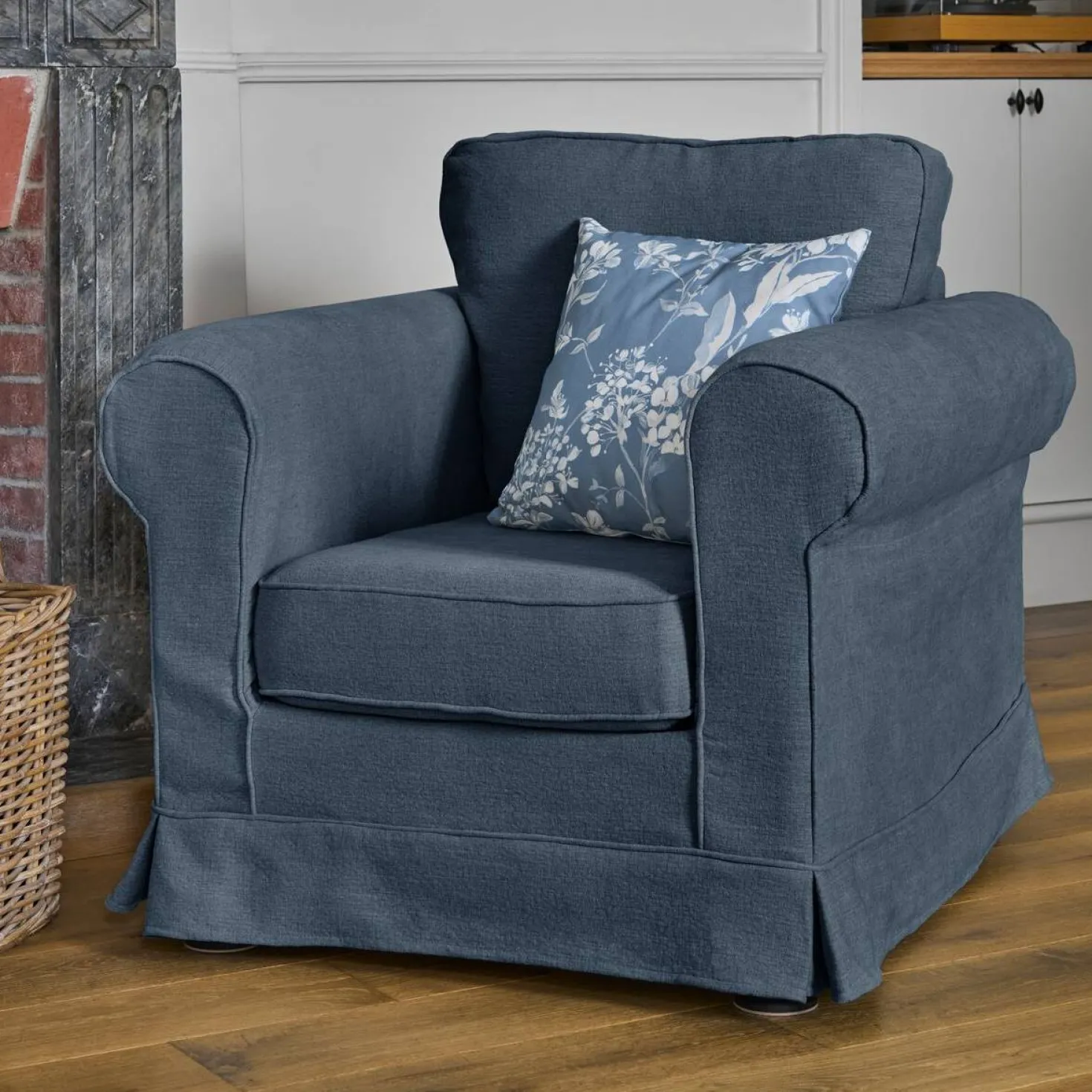 Fauteuil tissu déhoussable Naxos