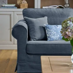 Fauteuil tissu déhoussable Naxos
