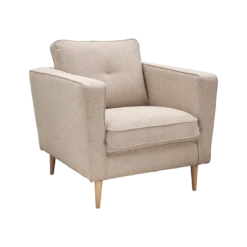 Fauteuil tissu Ondine