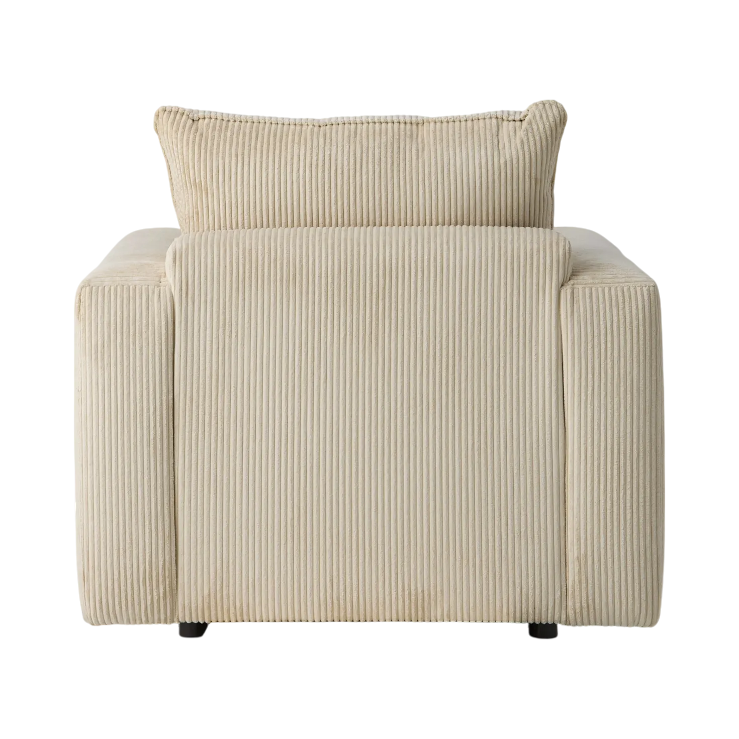 Fauteuil velours côtelé Otto