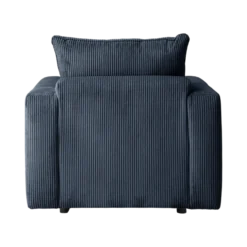 Fauteuil velours côtelé Otto