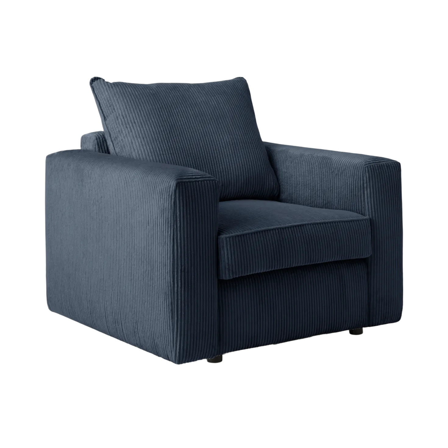 Fauteuil velours côtelé Otto