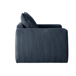 Fauteuil velours côtelé Otto