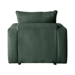 Fauteuil velours côtelé Otto