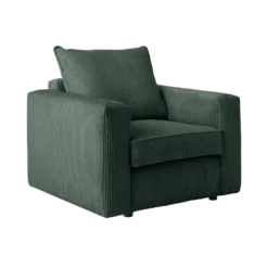 Fauteuil velours côtelé Otto