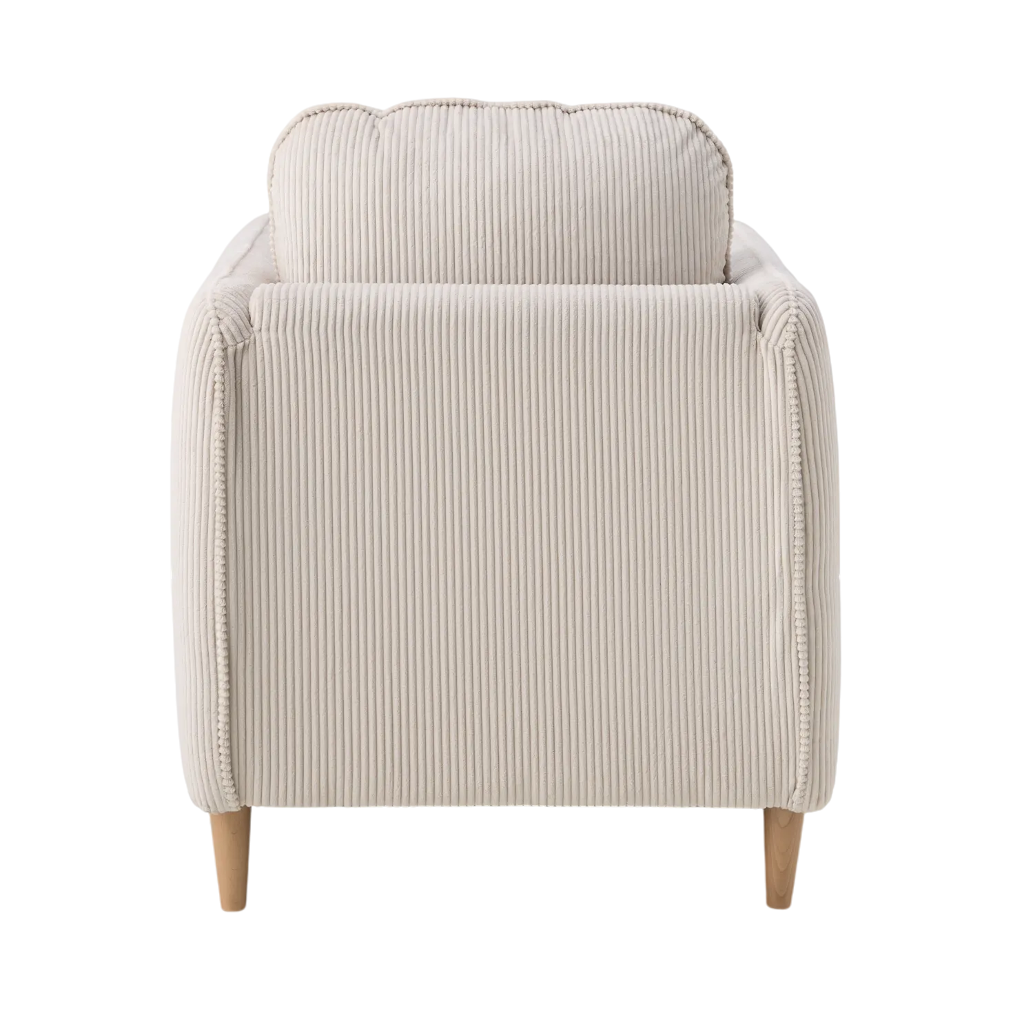 Fauteuil velours côtelé Portimo