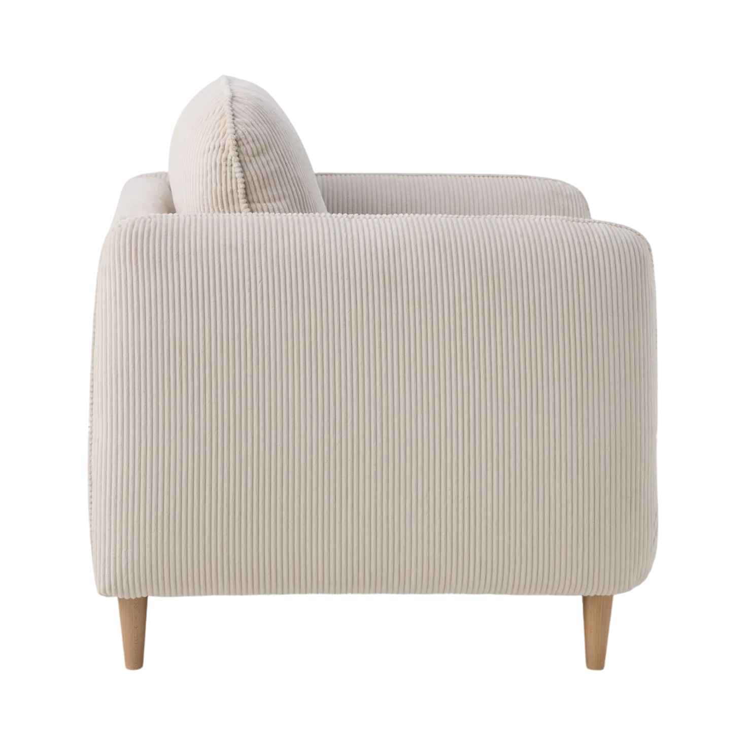 Fauteuil velours côtelé Portimo