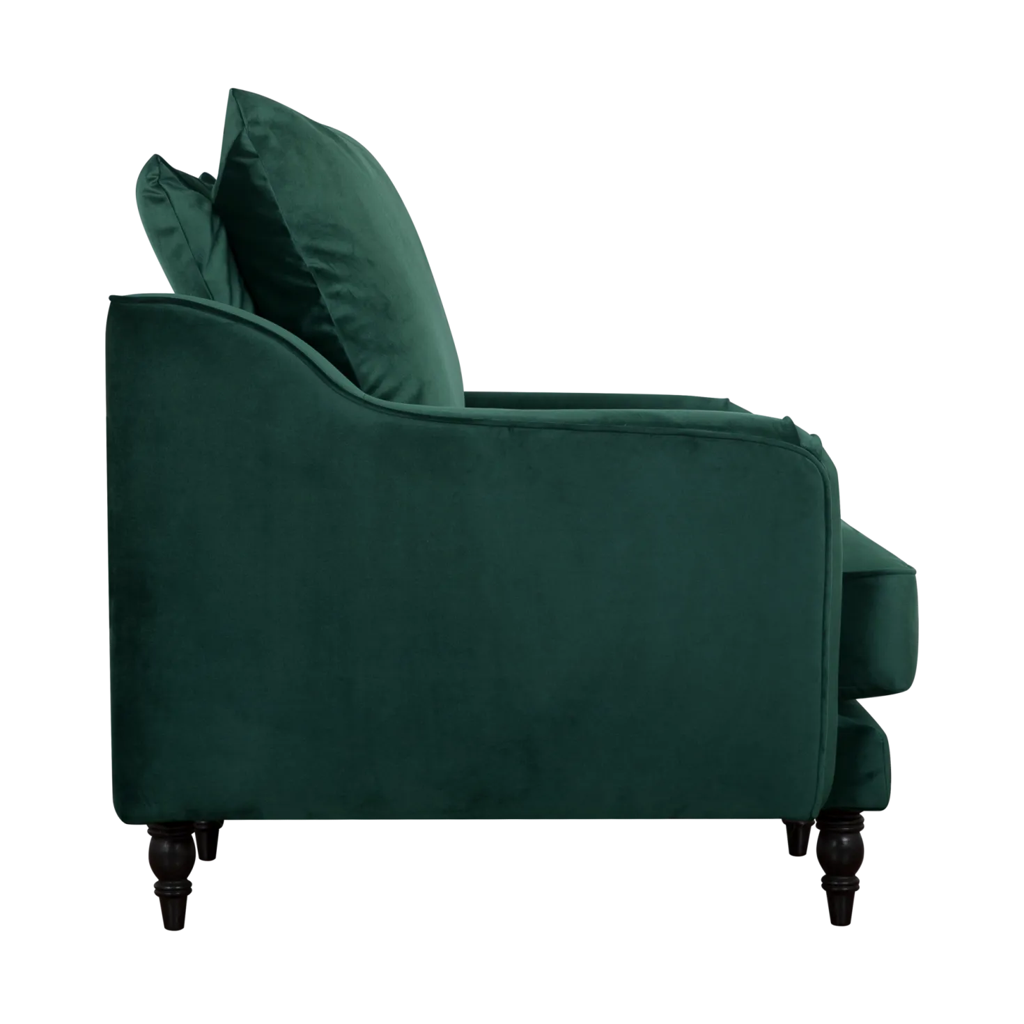 Fauteuil velours Olie