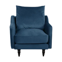 Fauteuil velours Olie