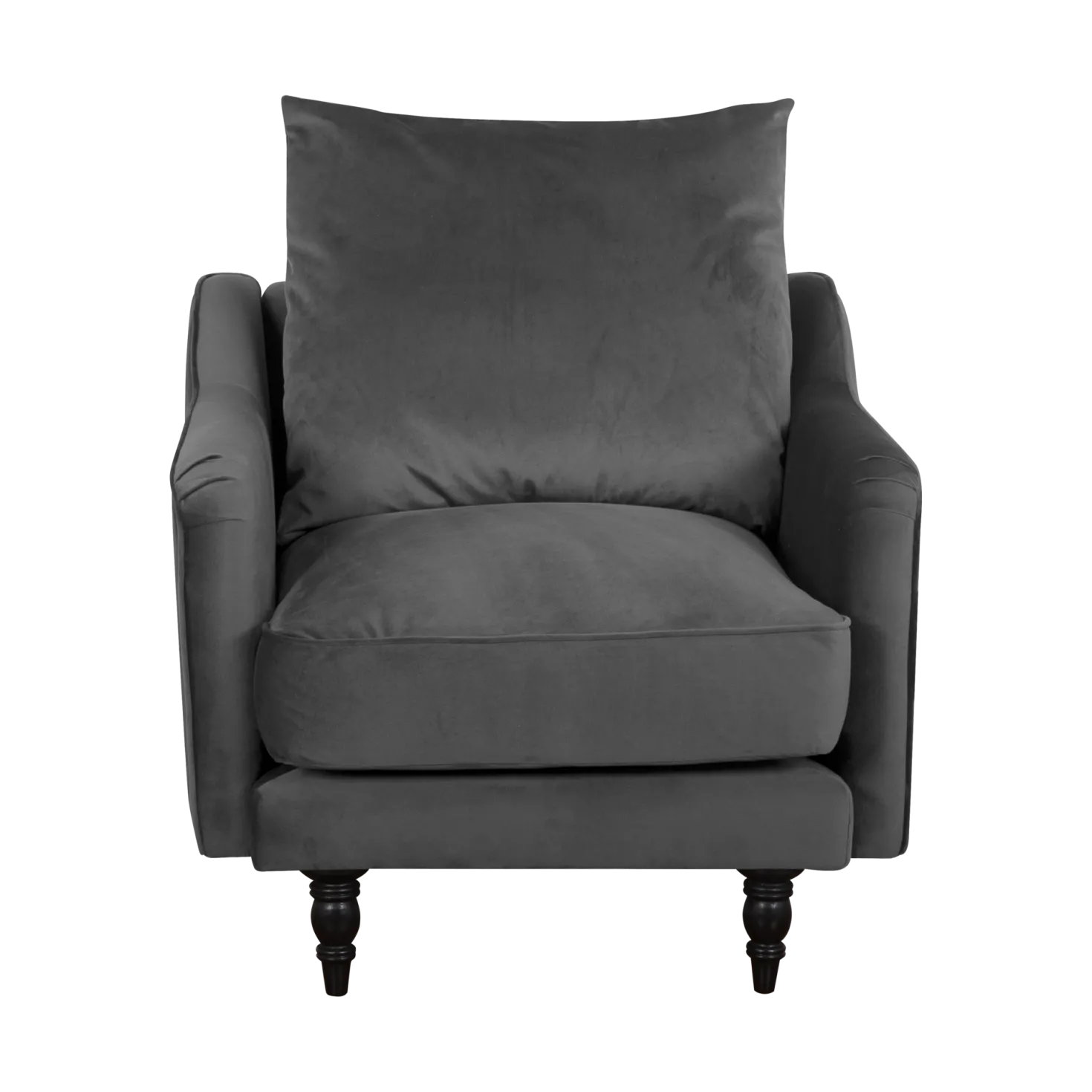 Fauteuil velours Olie