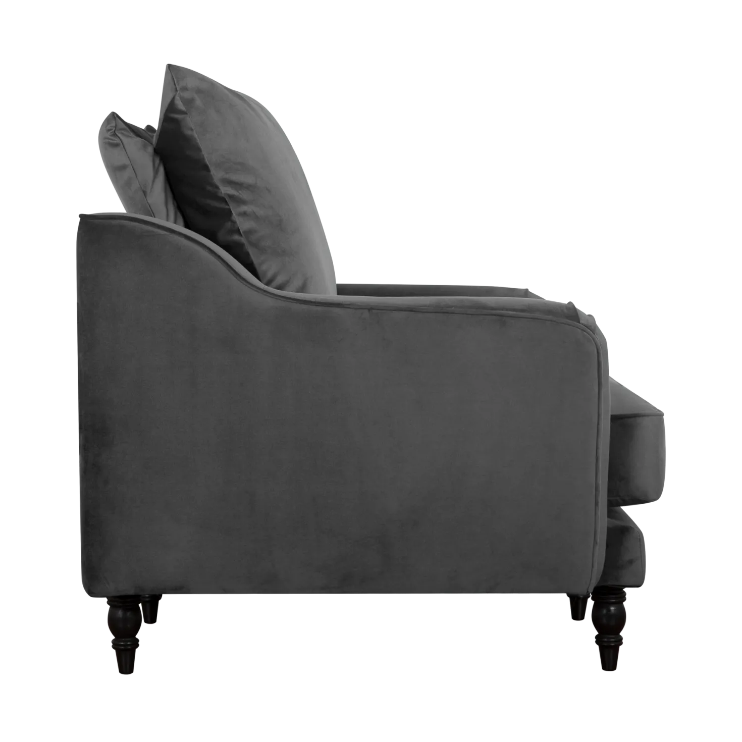 Fauteuil velours Olie