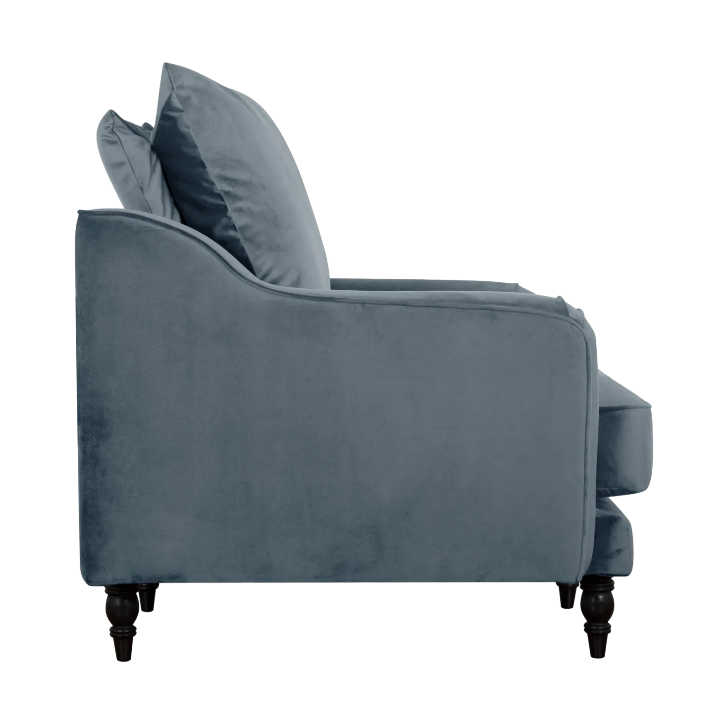 Fauteuil velours Olie