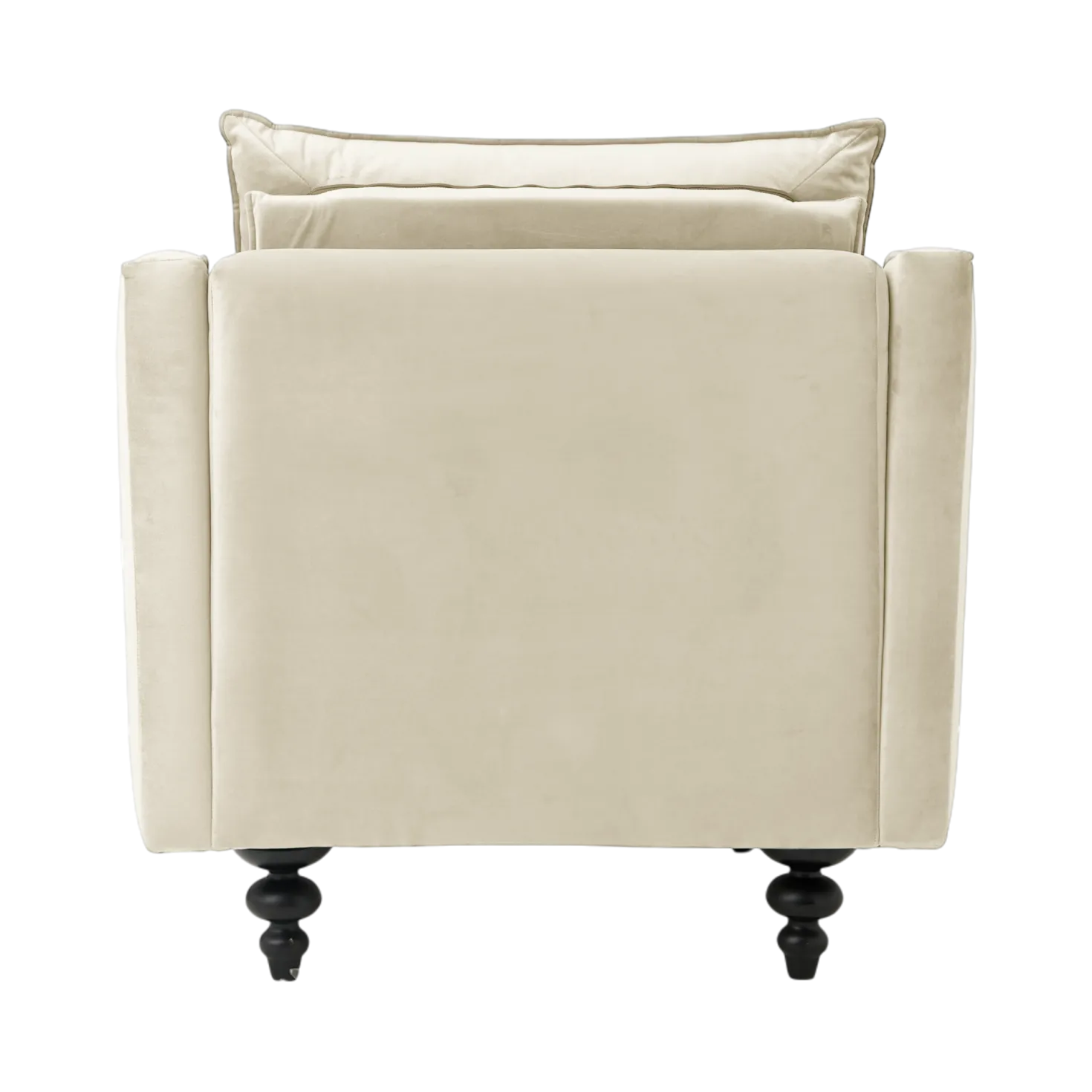 Fauteuil velours Orso