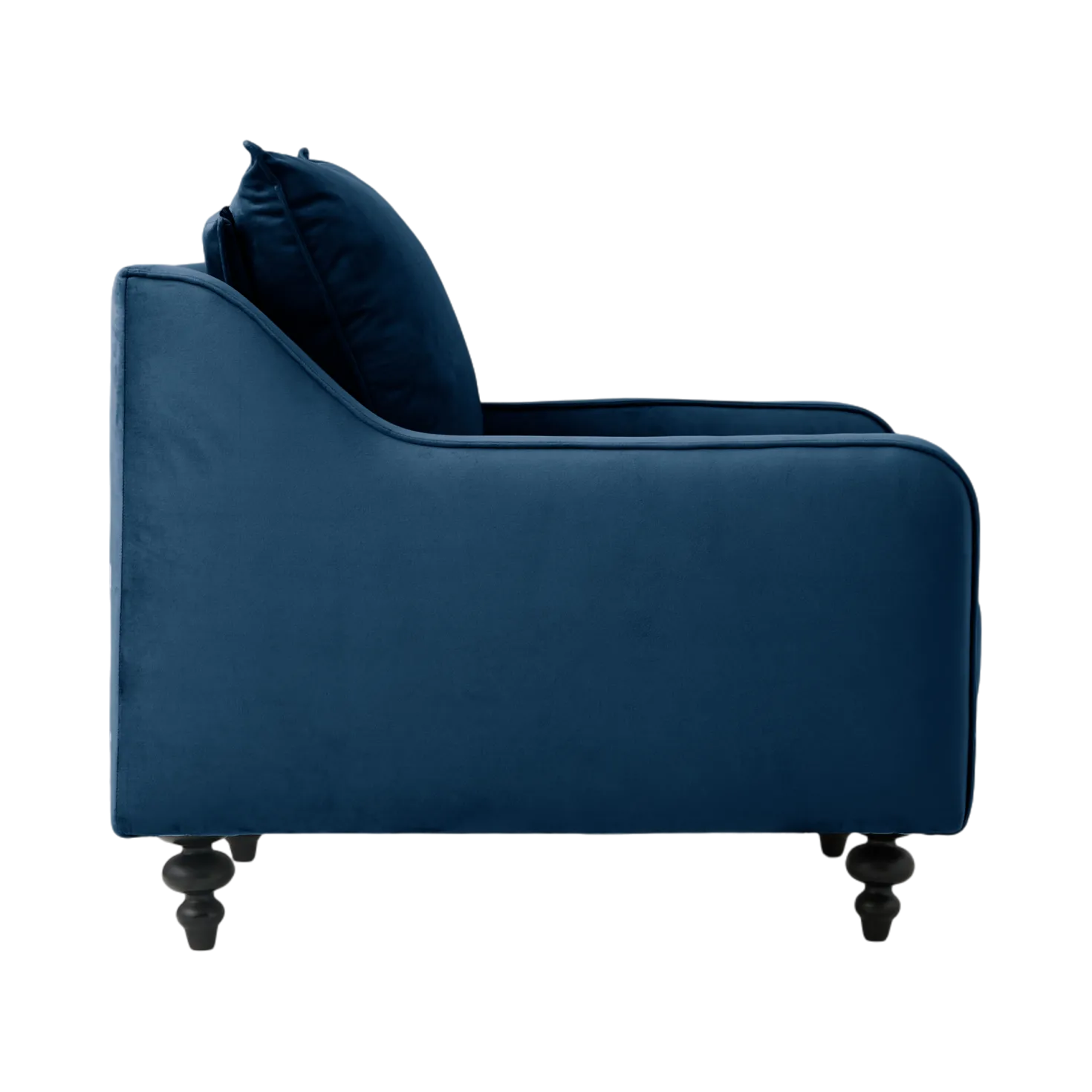 Fauteuil velours Orso