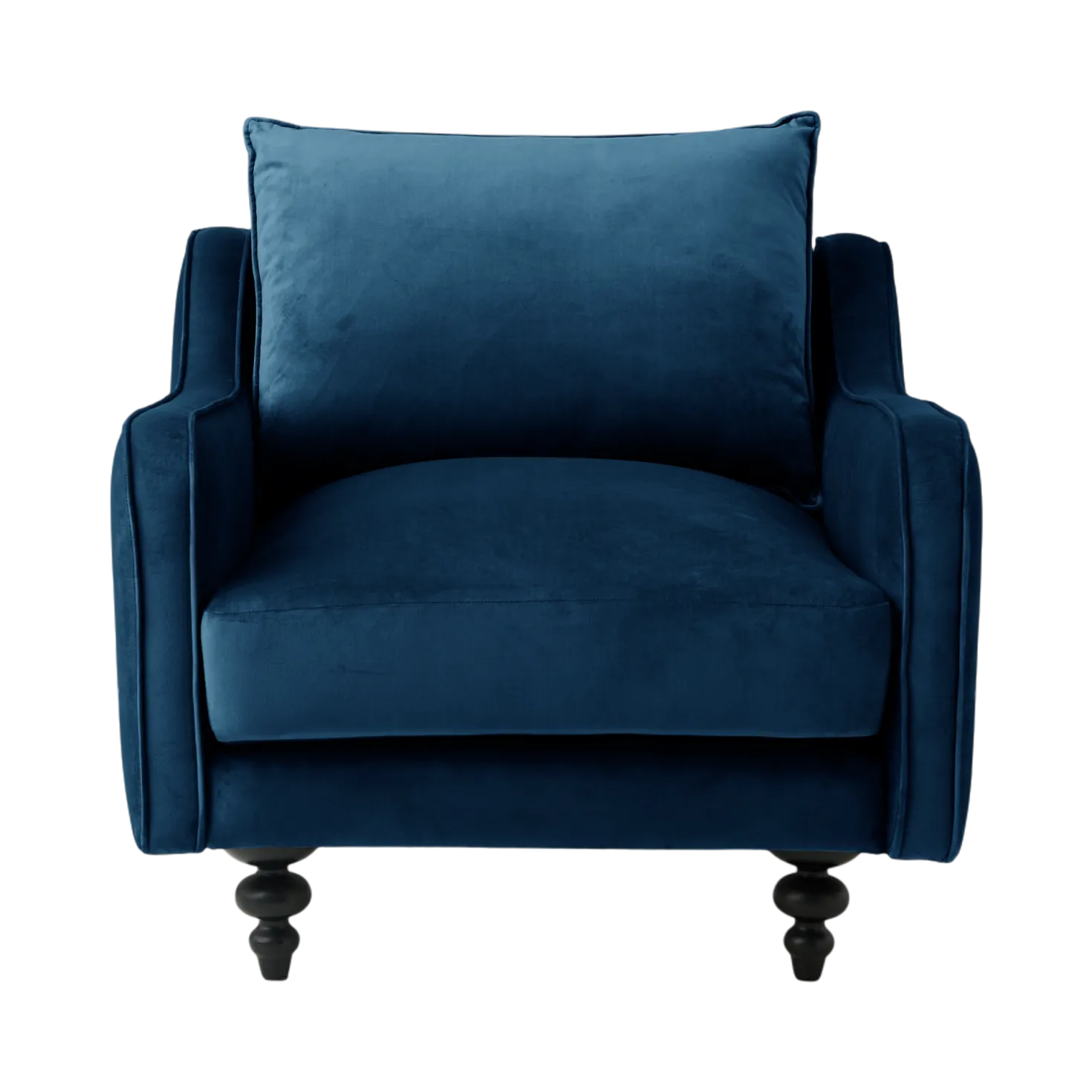 Fauteuil velours Orso