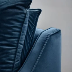 Fauteuil velours Orso