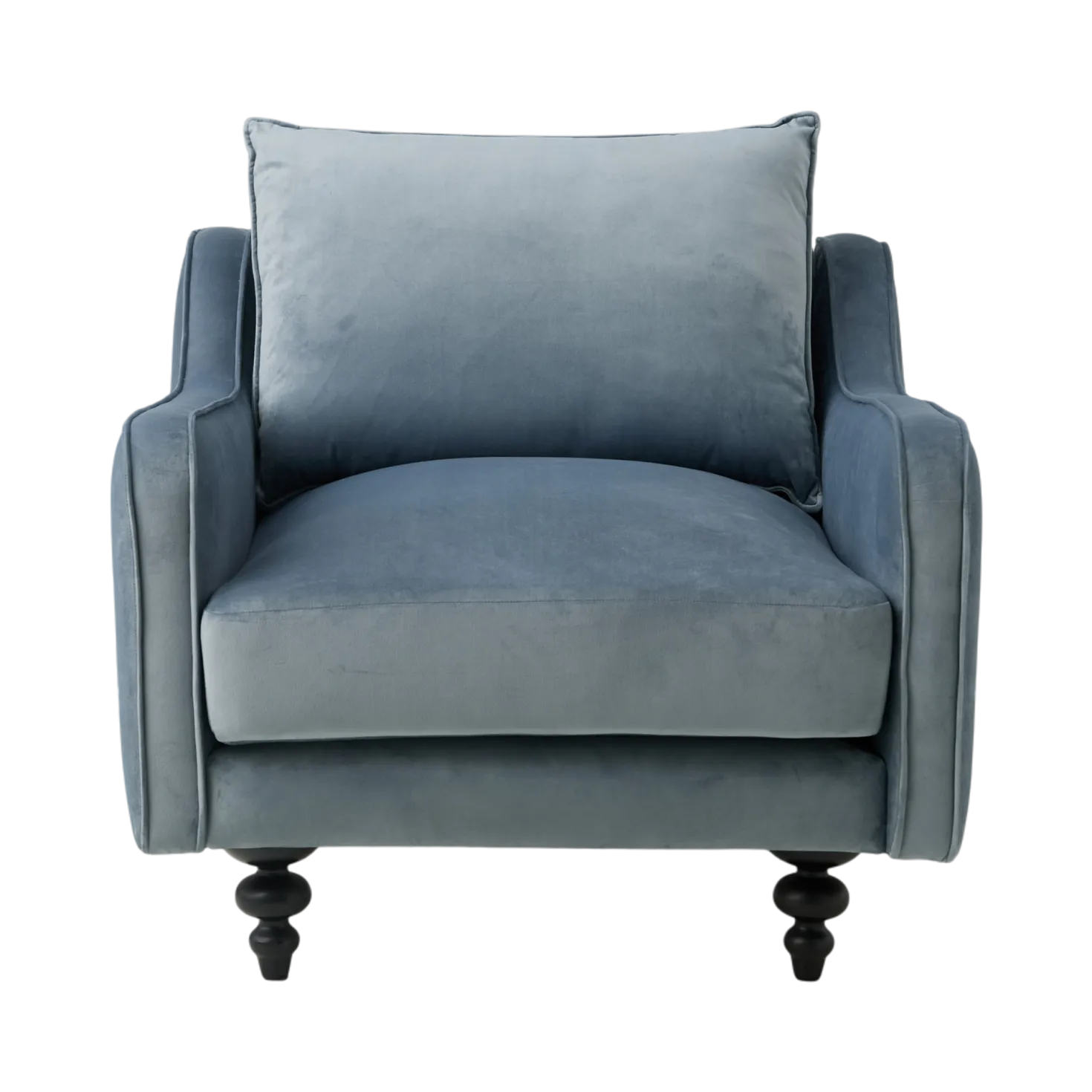 Fauteuil velours Orso