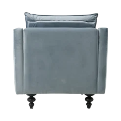 Fauteuil velours Orso