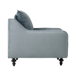 Fauteuil velours Orso