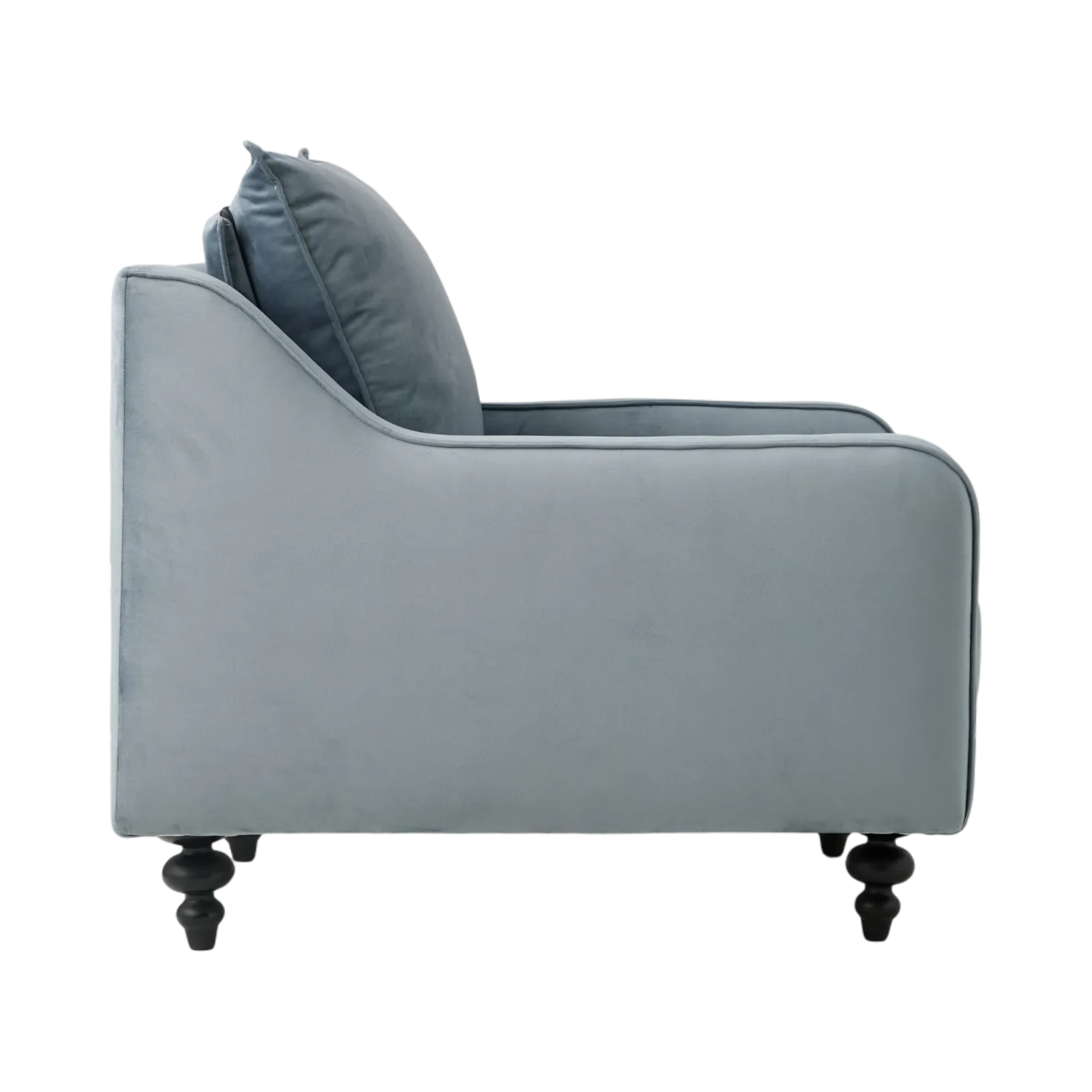 Fauteuil velours Orso