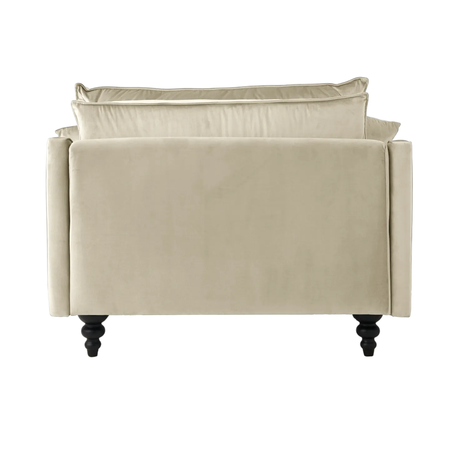 Fauteuil velours Orso XL