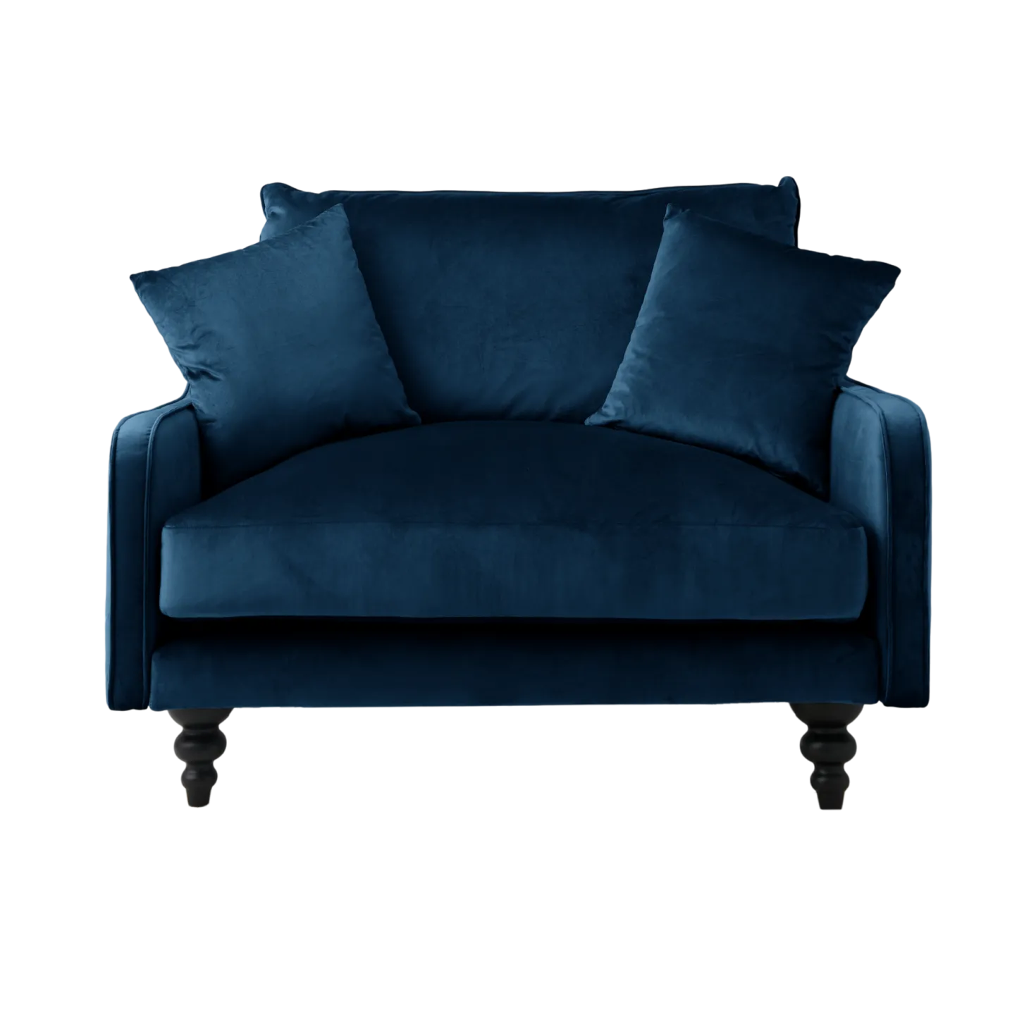 Fauteuil velours Orso XL