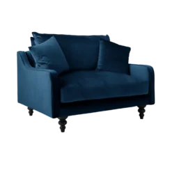 Fauteuil velours Orso XL