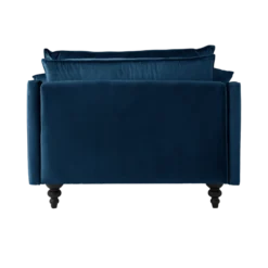 Fauteuil velours Orso XL