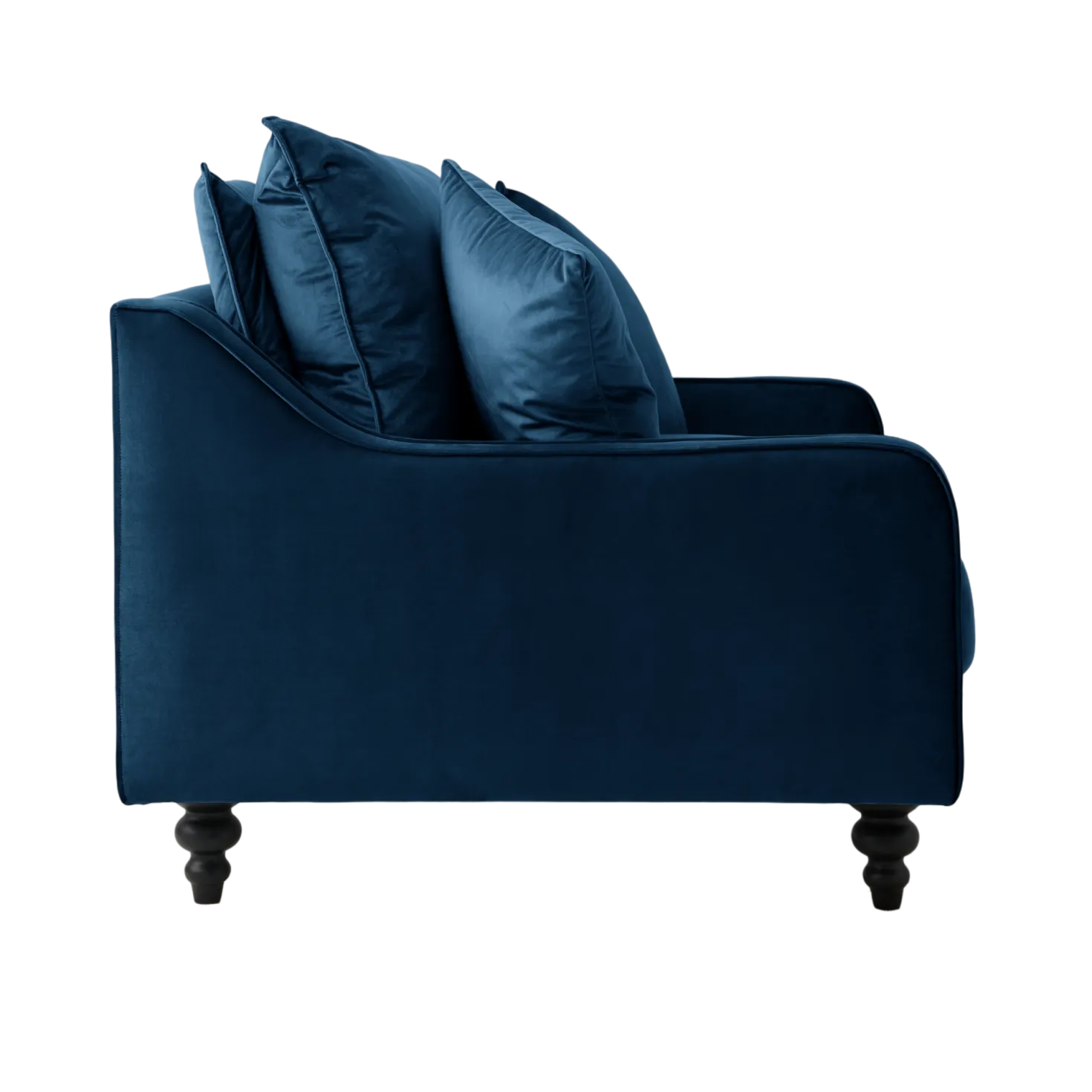 Fauteuil velours Orso XL