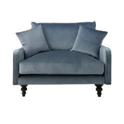 Fauteuil velours Orso XL