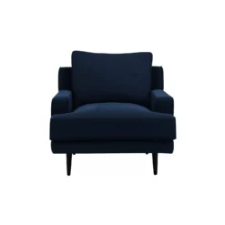 Fauteuil velours Oscar