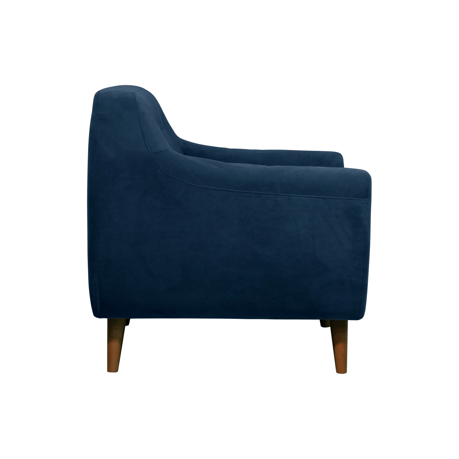 Fauteuil velours Paimpol