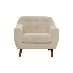 Fauteuil velours Paimpol