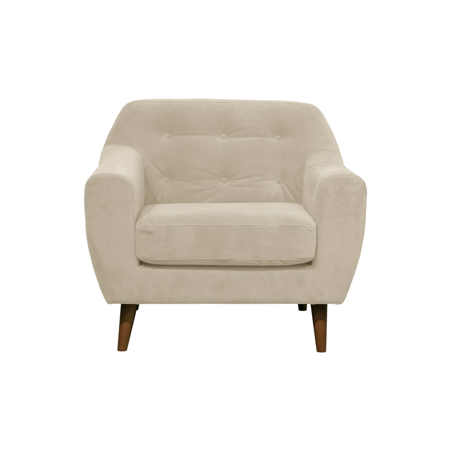 Fauteuil velours Paimpol