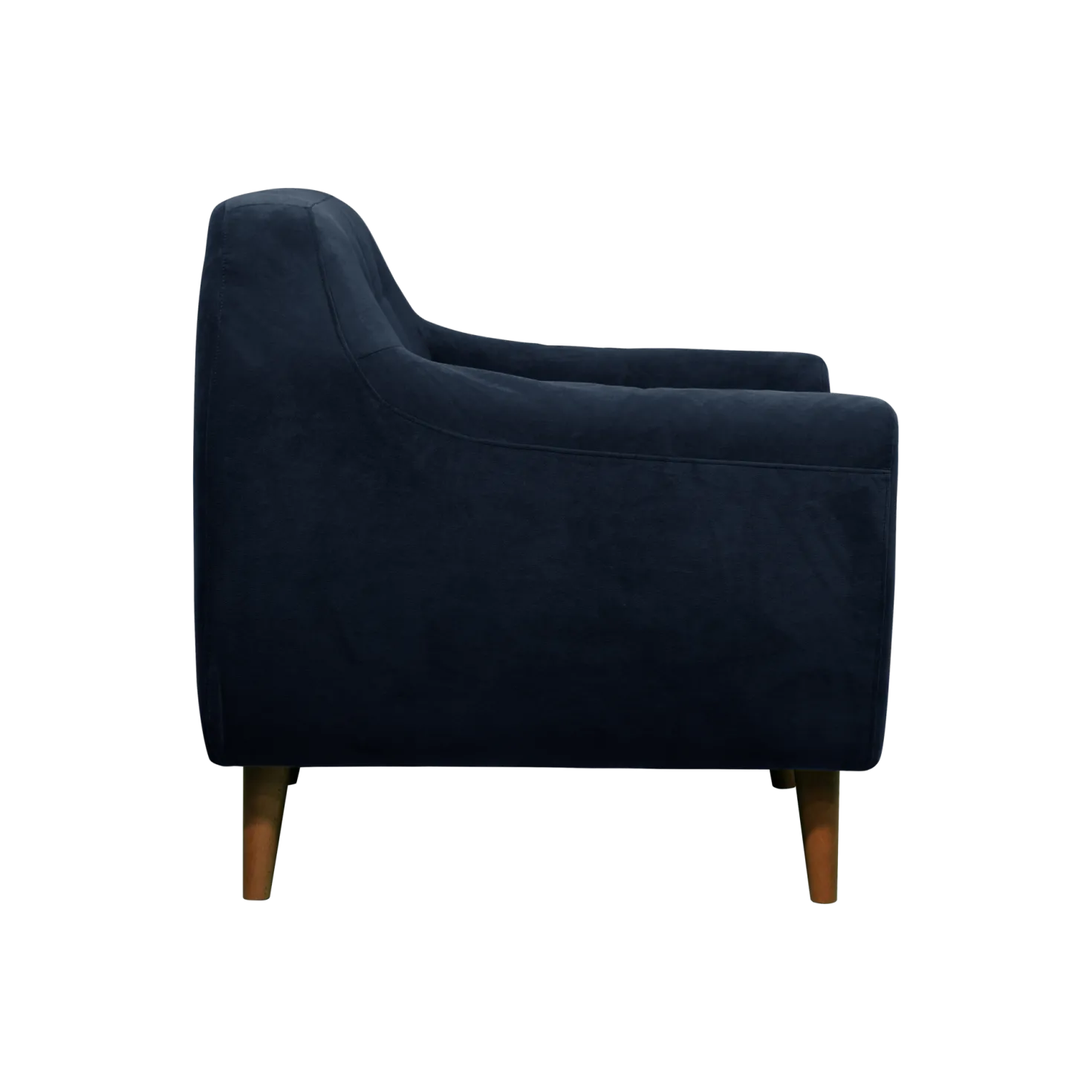 Fauteuil velours Paimpol