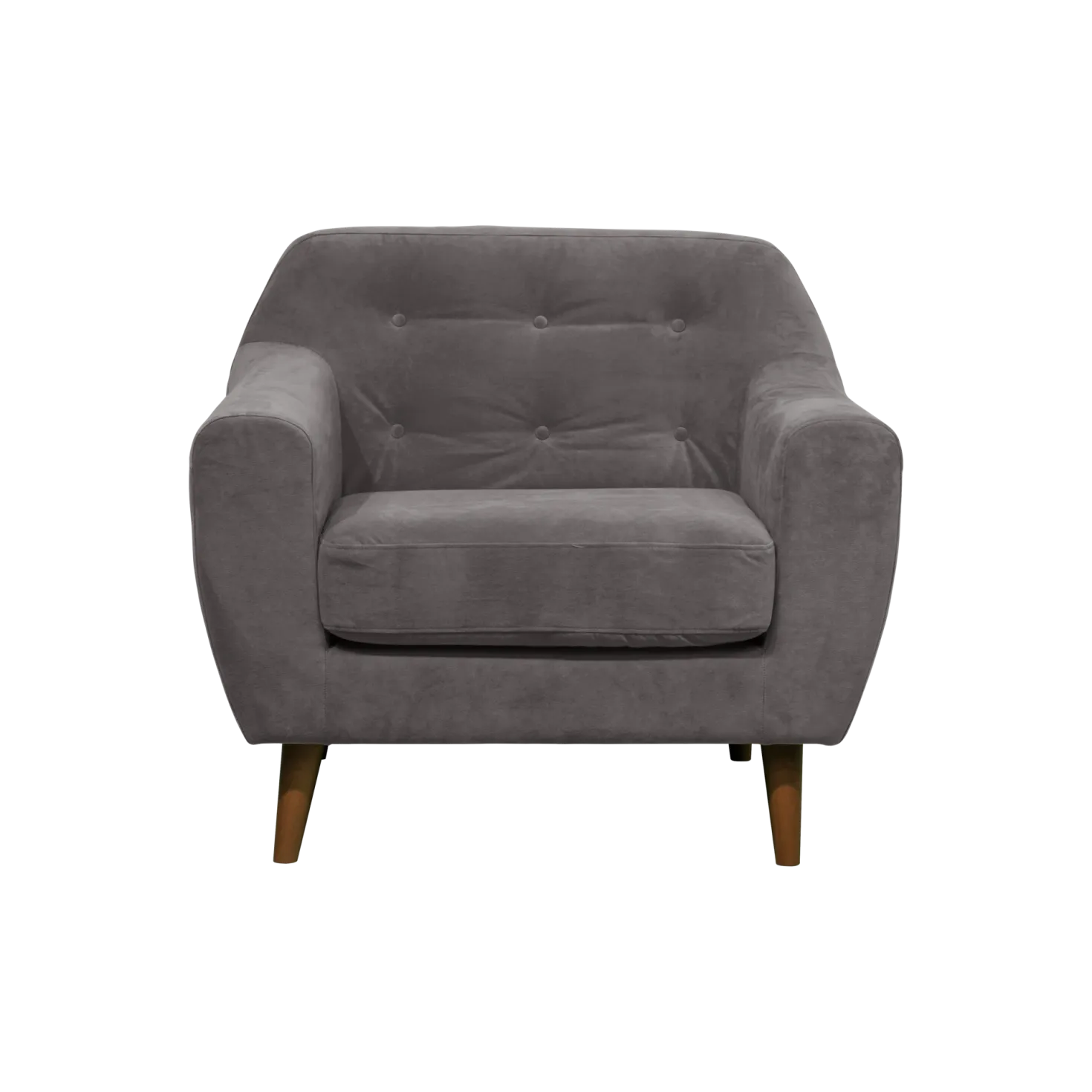 Fauteuil velours Paimpol