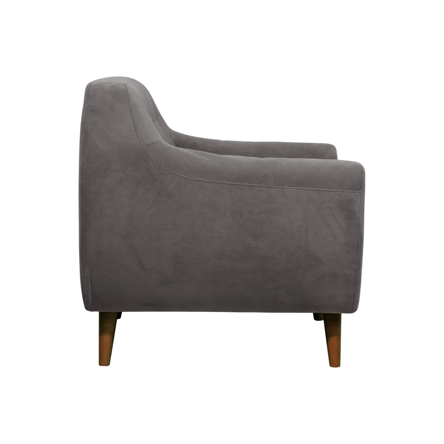 Fauteuil velours Paimpol