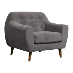 Fauteuil velours Paimpol