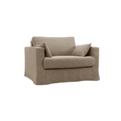 Fauteuil XL lin déhoussable Martigues