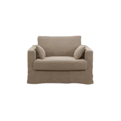 Fauteuil XL lin déhoussable Martigues
