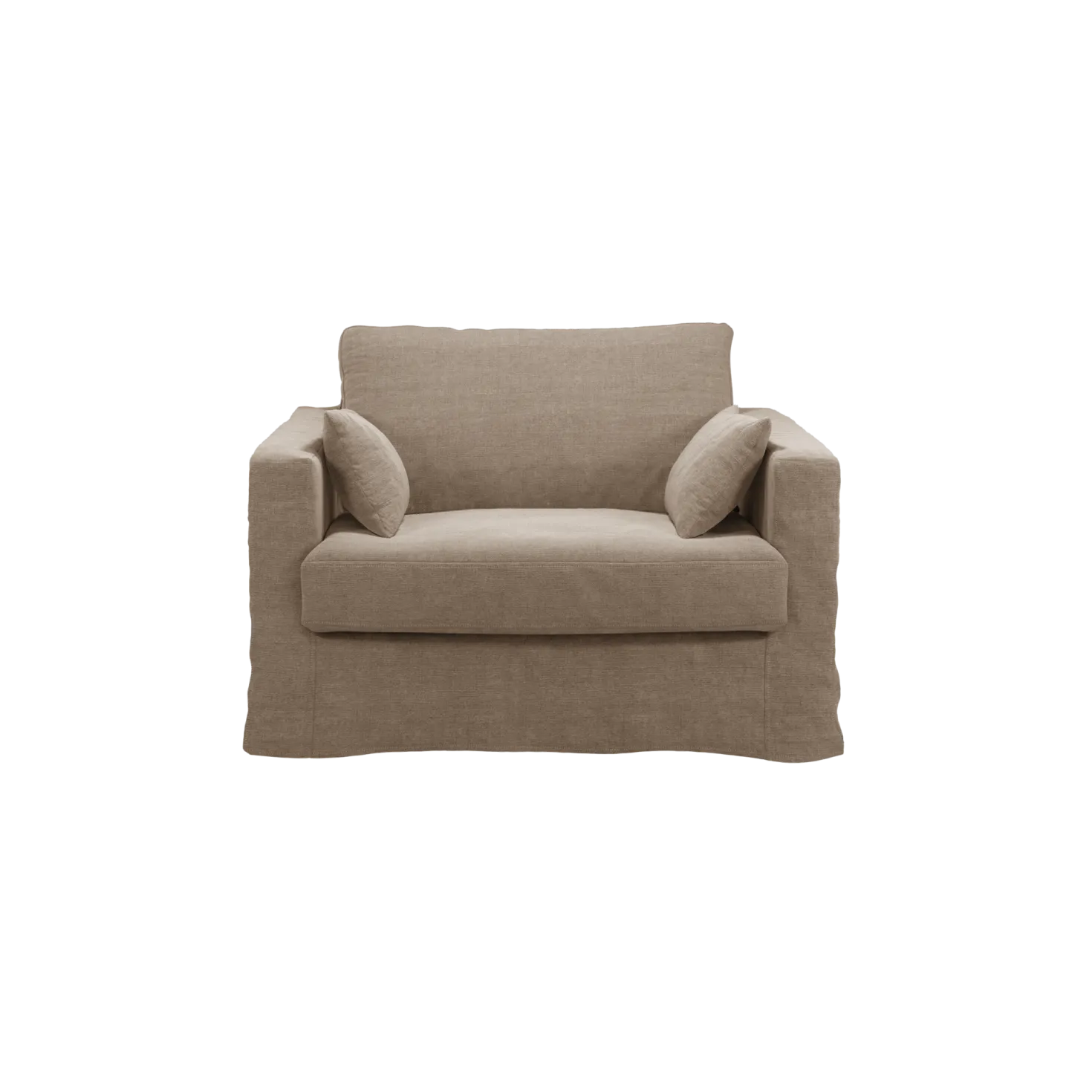 Fauteuil XL lin déhoussable Martigues