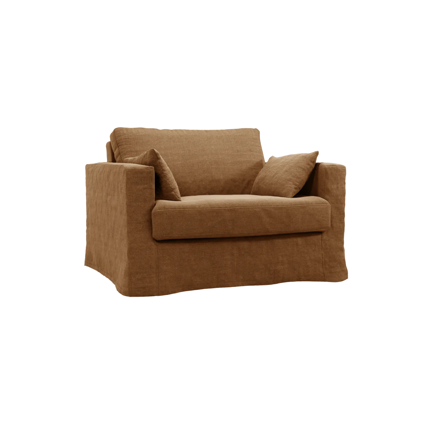 Fauteuil XL lin déhoussable Martigues